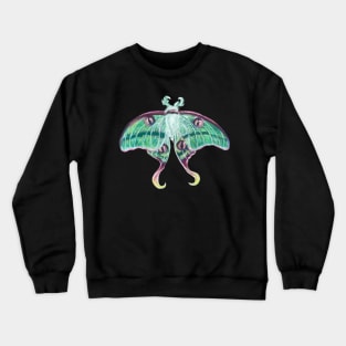 Chalk Luna Moth Crewneck Sweatshirt